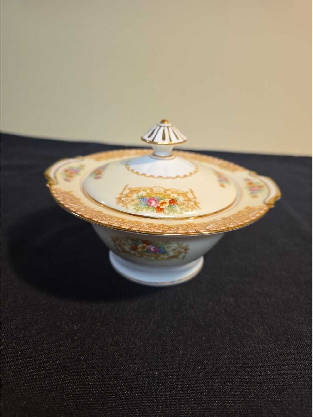 Noritake China Sugar Bowl 4001 Japan